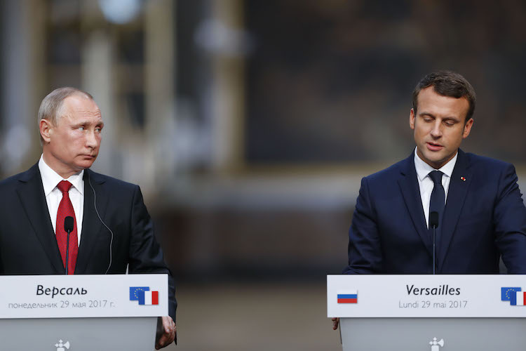 Macron’s Russia Plan, the Boy and Shakespeare, and the U.S. Sanctions