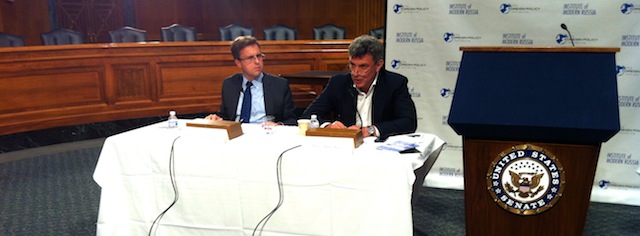 Борис Немцов выступил на форуме ИСР и FPI в Вашингтоне