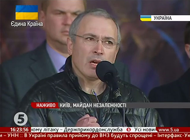 «Я хочу, чтобы вы знали: есть совсем иная Россия». Выступление Михаила Ходорковского на Майдане